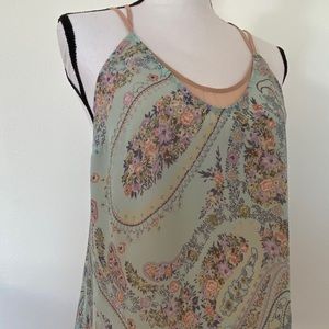 Charming Charlie Elegant Spaghetti Strap Blouse